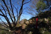 56 Ora in decisa salita seguendo i paletti rossi